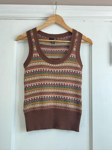 Knit sweater vest