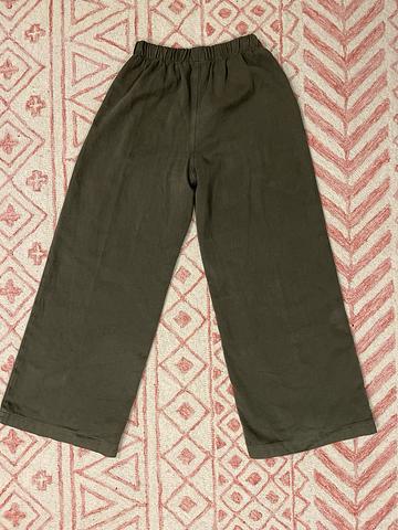 disco twill pant in olive unisex xs