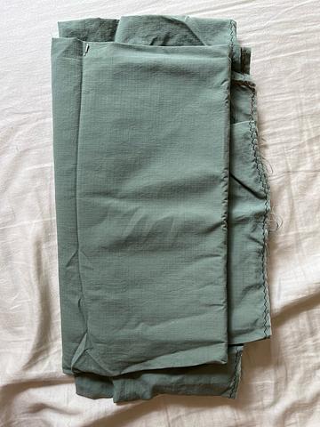 2 yds ripstop fabric - sage green