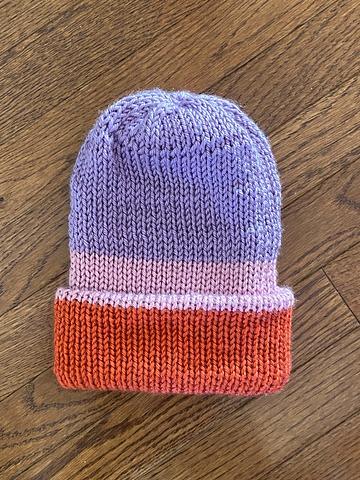 Reversible Knit Hat