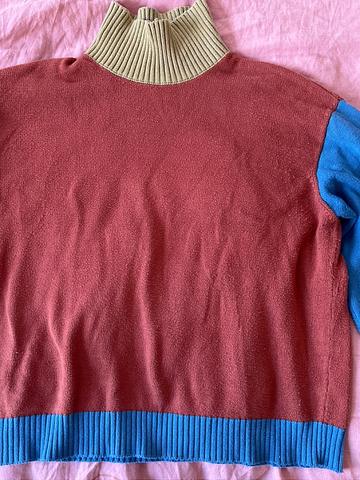 Backbeat colorblock sweater