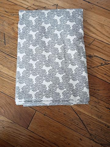 Gray Rose Quilting Cotton