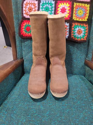 Sandgrens shearling clog boots 42 10 11