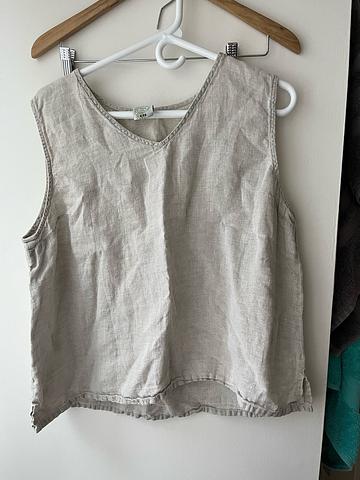 Linen tank