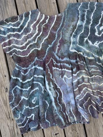 Ice Dyed Kantha Bae Daydreamer Mini Dress