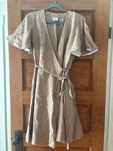 Mini wrap dress