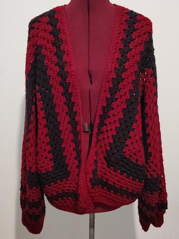 Hexagon Granny Cardigan