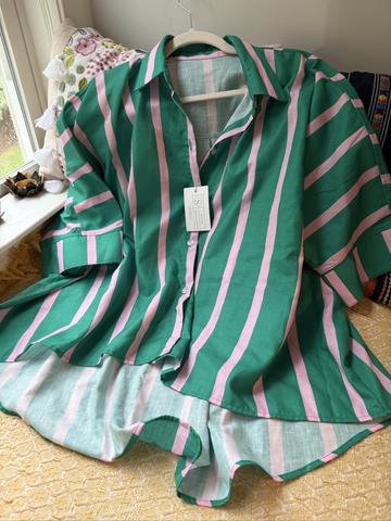 Linen/Cotton Button-up Shirt