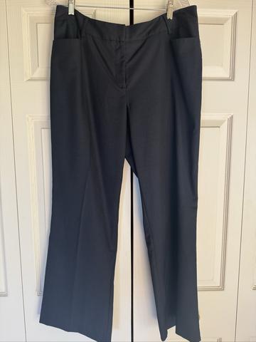 Black and navy trousers