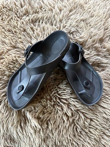 Gizeh Essentials EVA Metallic Anthracite Birkenstock