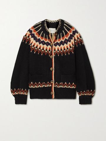 Hue Fair Isle Alpaca Cardigan