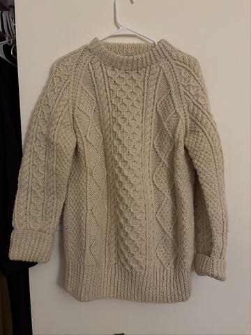 fisherman wool sweater