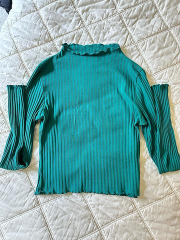 Effortless Rib LS Mock Neck