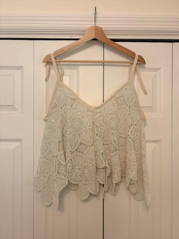 Tie top blouse