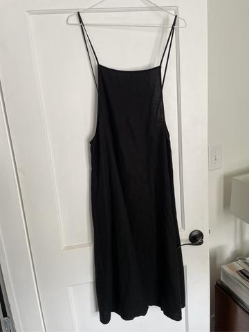 Black Linen Dress
