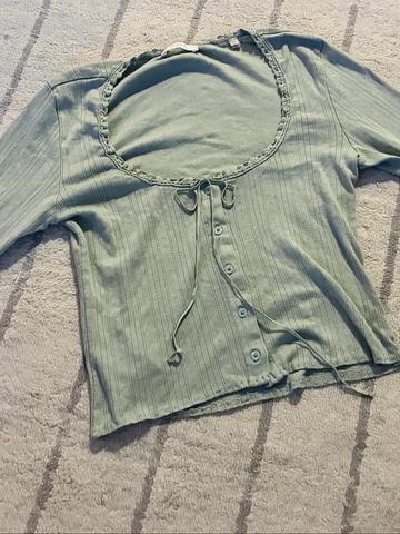 Doen pointelle button down