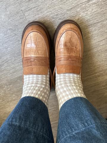 Lug sole loafers