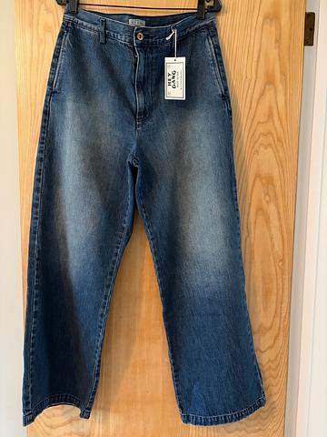 Buckle Back Trouser Denim
