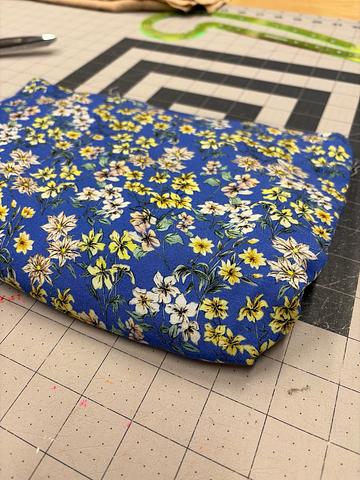 Mood Fabrics Blue Viscose