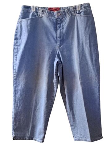 Gloria Vanderbilt Cropped Barrel Legged Jeans