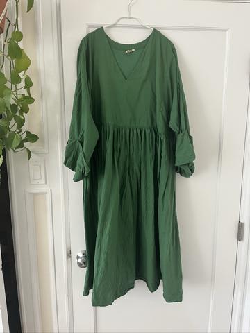 Gathered Midi Dress
