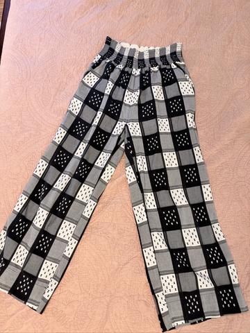 smocked waist culottes