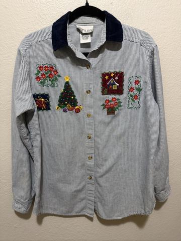 Holiday Button Down
