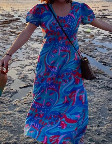 Hand sewn dress