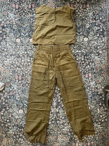 Linen blend set