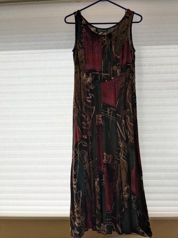 90s All that Jazz scribble dress