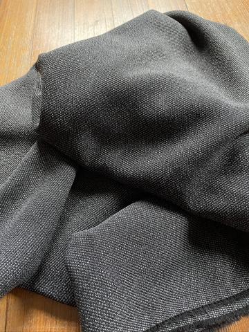 Speckled black with white fabric