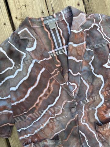 Ice Dyed Linen LOFT Blazer