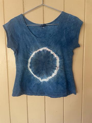 Indigo Dyed Hemp Top