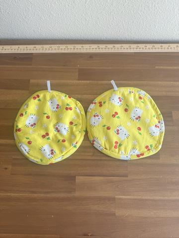 Hello Kitty Pot Holders Yellow
