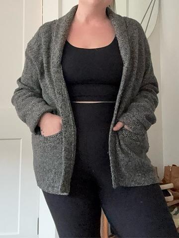 J Crew Button Up Wool Sweater