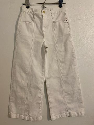 Wide leg crop jeans
