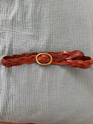 Braided Leather Belt