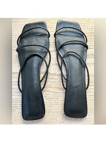 St. Agni black sandals