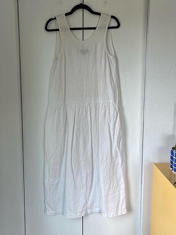 White tank dress with pockets