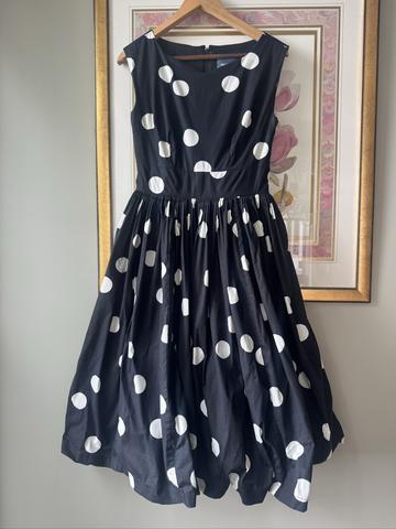 Mod cloth polka dot petticoat dress