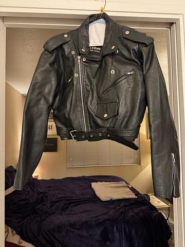 Genuine Leather Moto Jacket