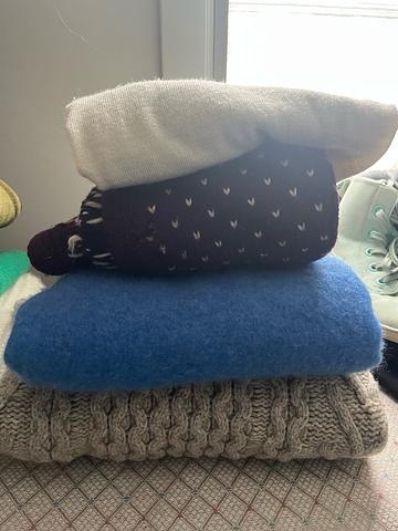 Sweaters for upcycling