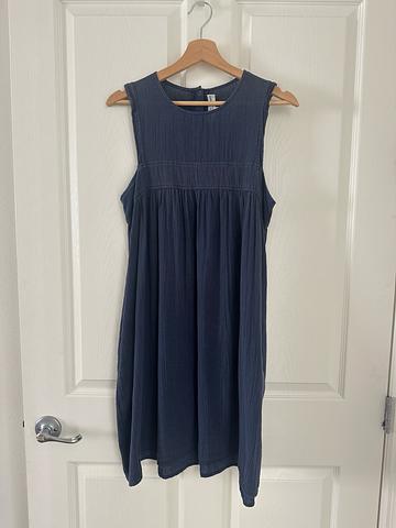 Blue Safi Cotton Dress