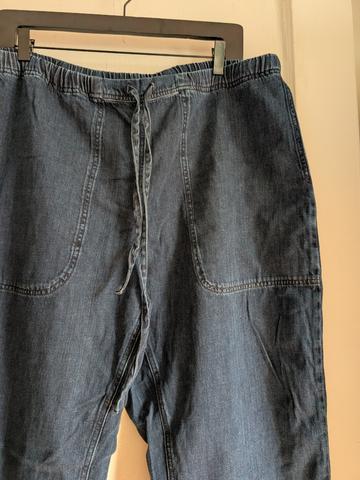 Suki Panelled Denim Trousers
