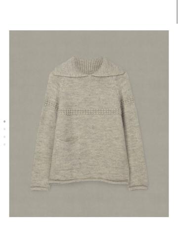 Sailor's neck sweater
