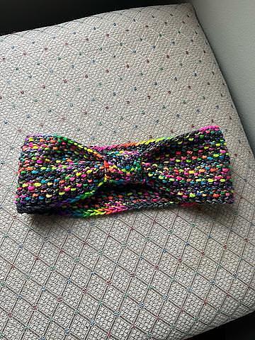 Hand knit headband/ ear warmer