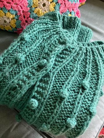 Vintage popcorn / bobble  cardigan