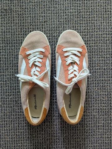 Suede sneakers