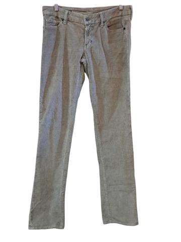 Sienna #086 Stretch Low Rise Tan Corduroys