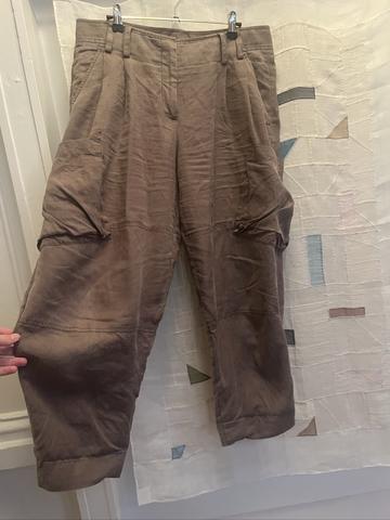 Double knee barrel pants